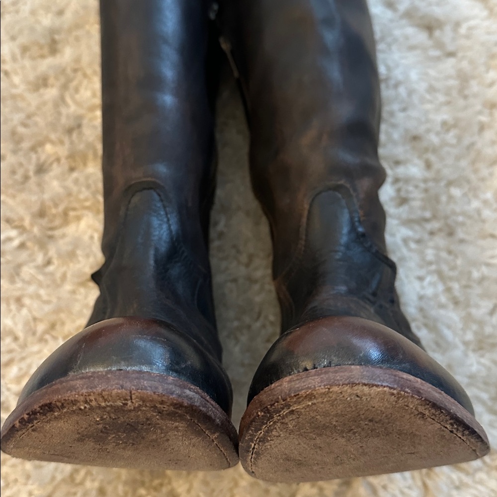 FREEBIRD CYN dark brown leather boots 9 - Picture 9 of 11
